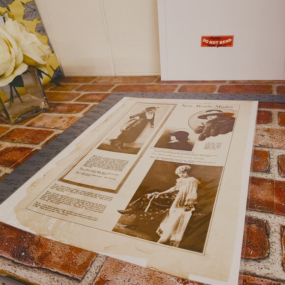 1918 Womens‎ Fashion Ready Made Apparel 1910s Original Vtg Magazine Page - Picture 4 of 7